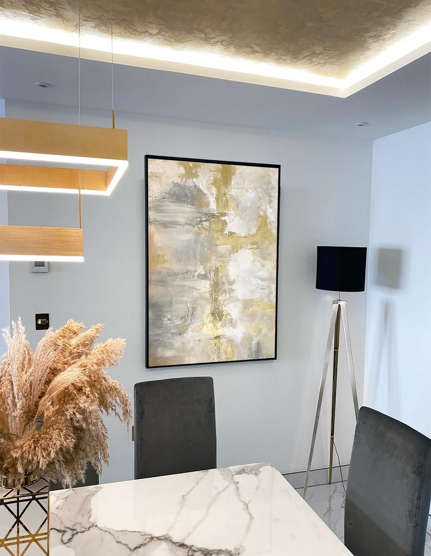 Golden Mirage - Festmény - 130x80cm