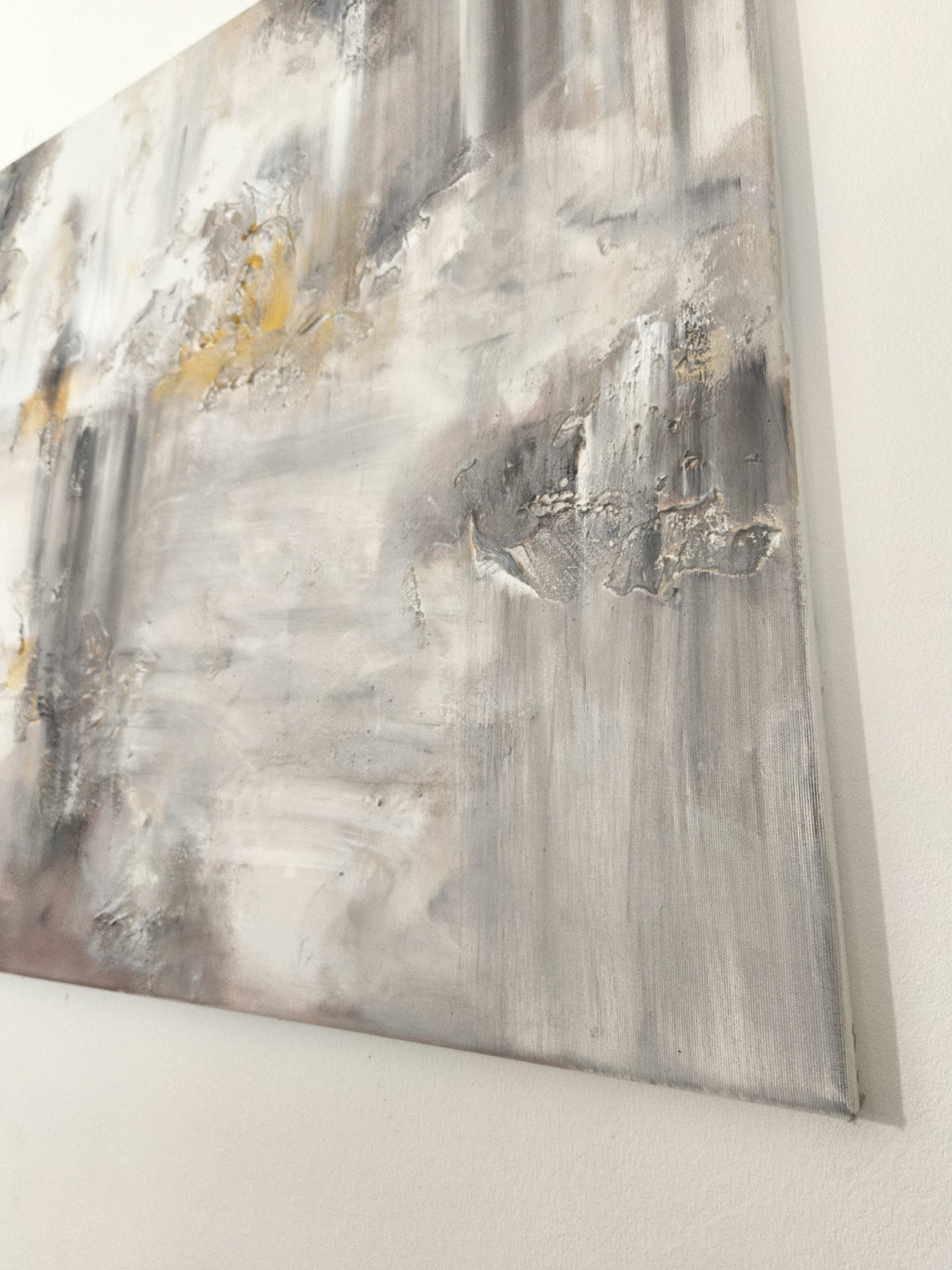 Chloe - Texturált felületű akril festmény - 140x80cm