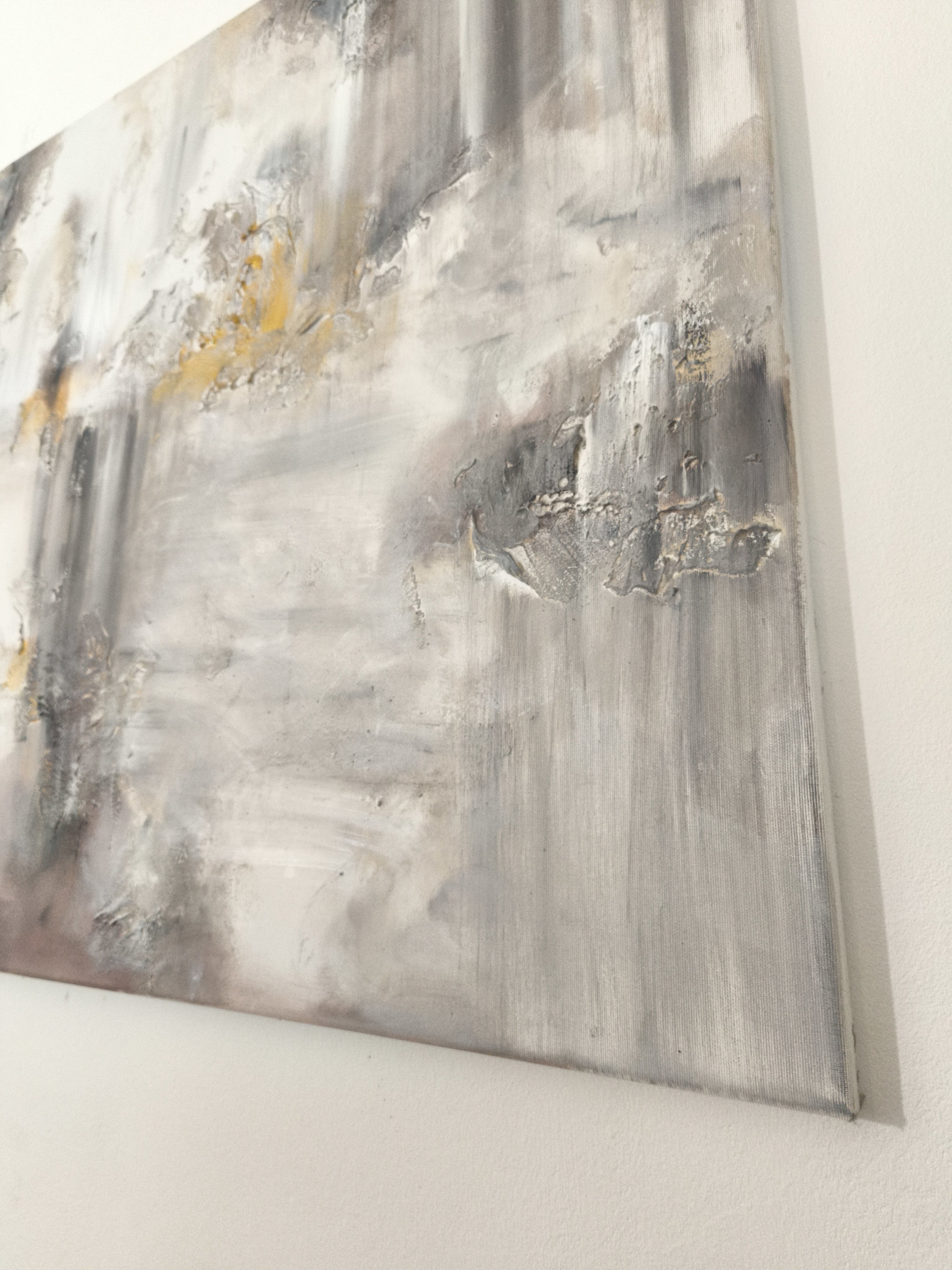 Chloe - Texturált felületű akril festmény - 140x80cm