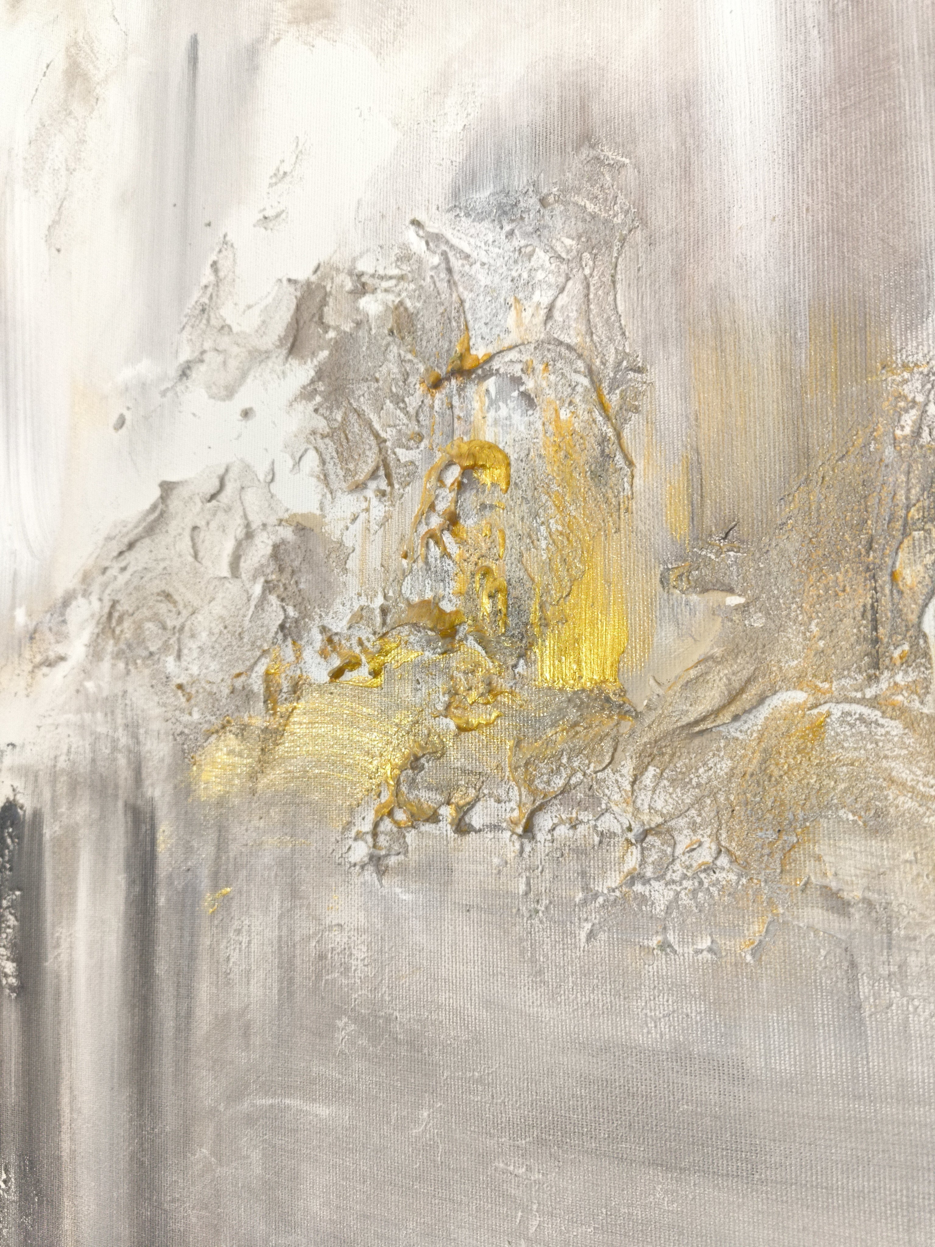 Chloe - Texturált felületű akril festmény - 140x80cm