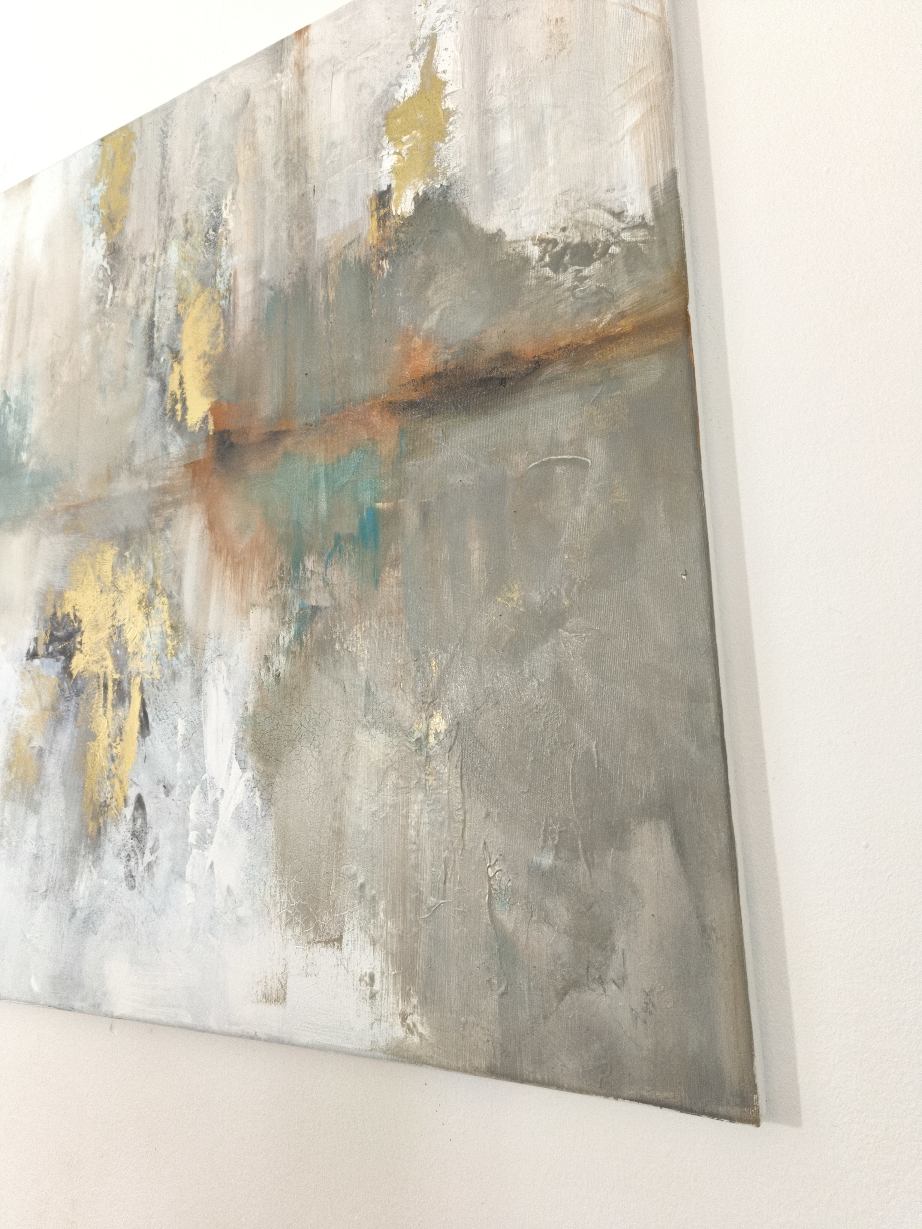 Camille - Texturált felületű akril festmény - 130x80cm