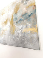 Celine - Texturált felületű akril festmény - 130x80cm