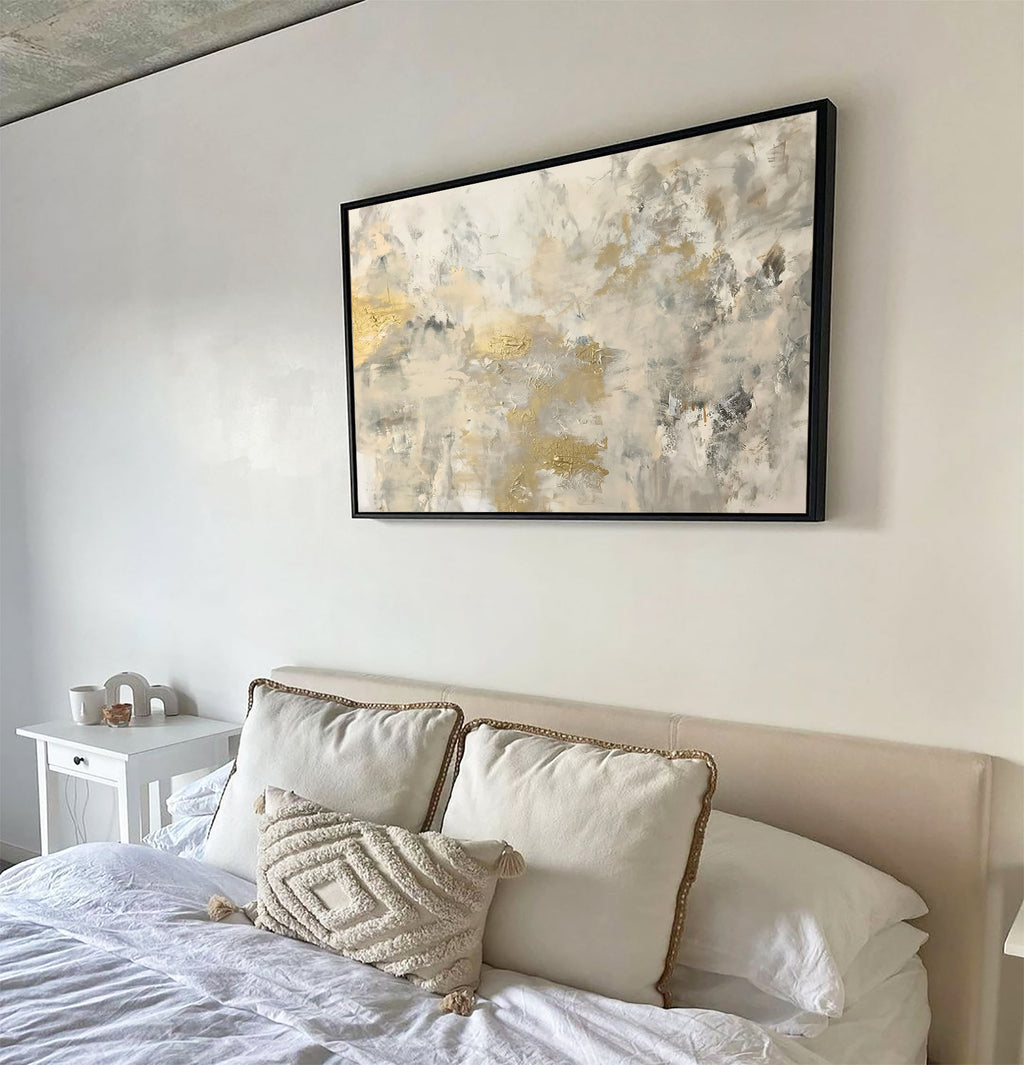 Golden Cascade - Festmény - 100x80cm