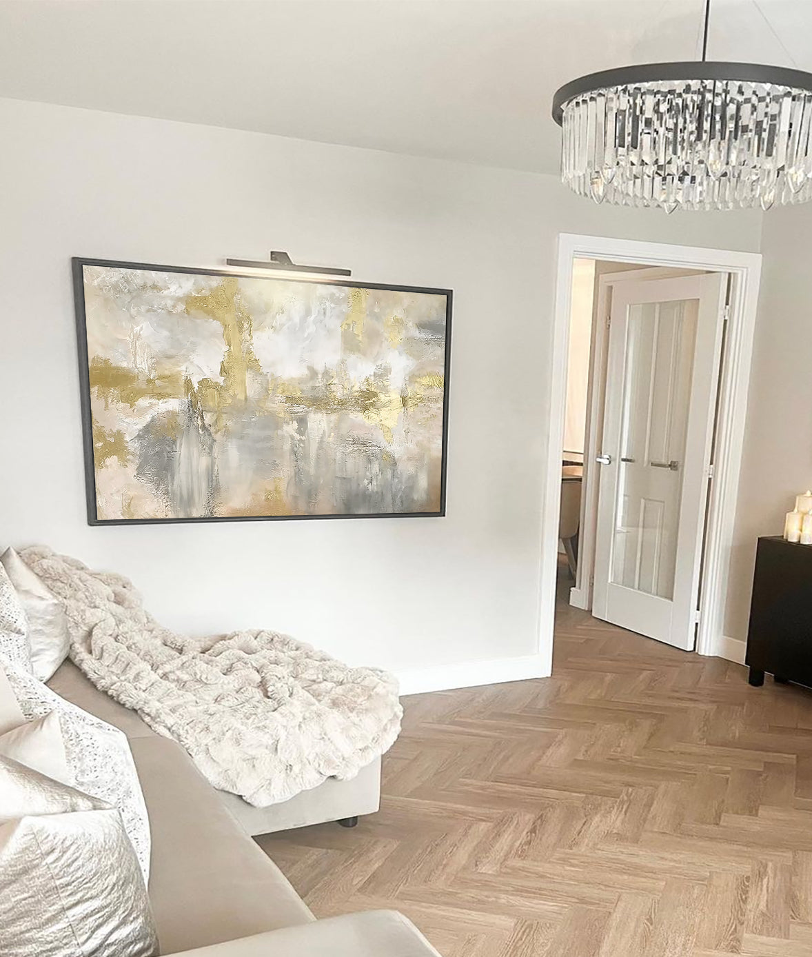 Golden Mirage - Festmény - 130x80cm
