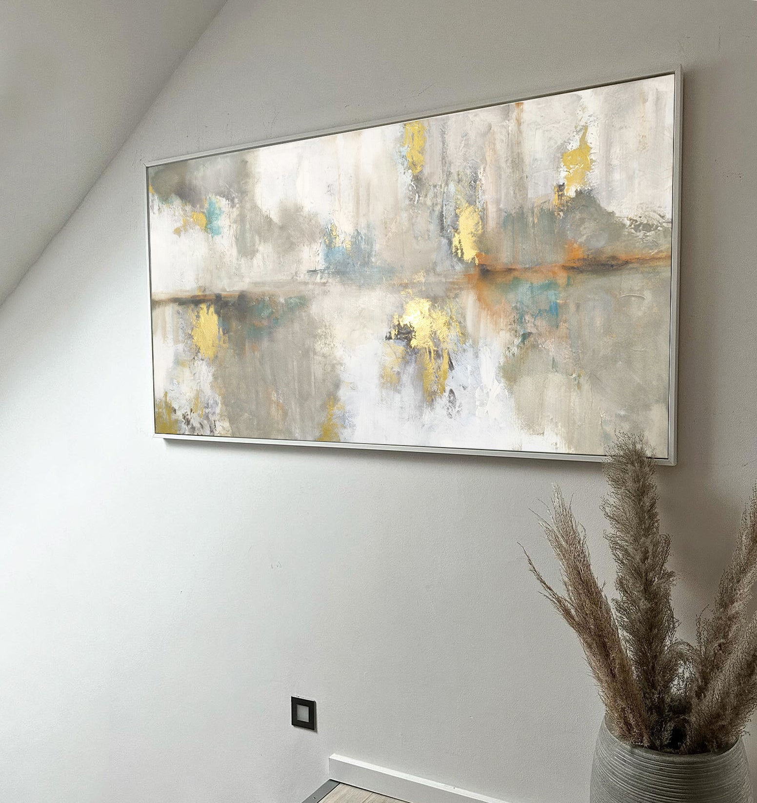 Camille - Texturált felületű akril festmény - 130x80cm