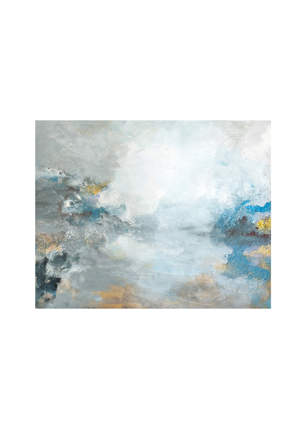 Celeste - Texturált felületű akril festmény - 100x80cm